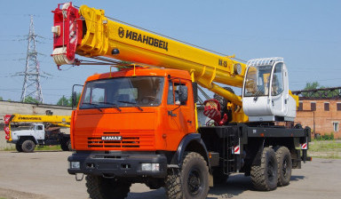 Аренда автокрана-вездехода, 25 тонн