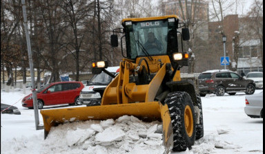 Уборка снега техникой