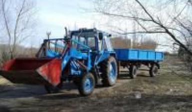 Услуги Трактор погрузчик мтз 82 эвакуатор вспашка в Великом Новгороде