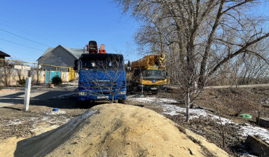 Манипулятор с монтажной корзиной услуги.
