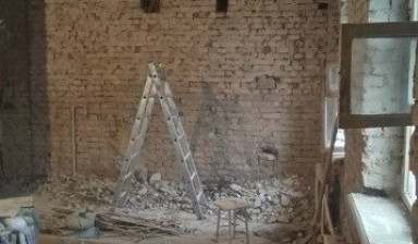 Снос зданий,экскаватор,гидромолот,благоустр в Южно-Сахалинске