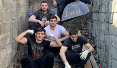 Бригада из Азербайджана выполняет следующие виды р в Магасе