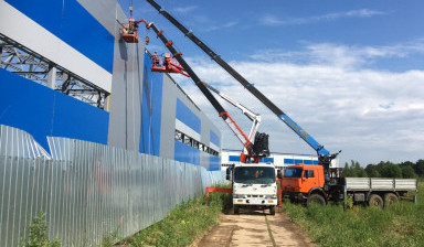 Кран манипулятор 7,2т, автовышка 24м
