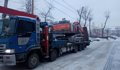 +79242877518 Перевозка спецтехники. Эвакуатор в Южно-Сахалинске