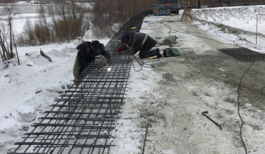 Бригада монтажников, монтажные работы
