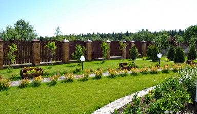 Газоны, дорожки