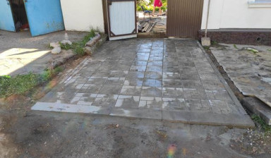 Укладка тротуарной плитки
