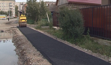 Укладка асфальта и тротуарной плитки в Омске