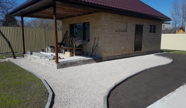 Укладка брусчатки, тротуарной плитки