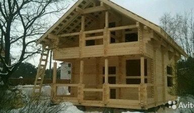 Бригада русских строителей в Твери