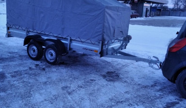 Грузоперевозки на прицепе с тентом и самосвалом