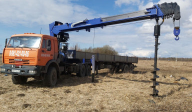 Услуги крана манипулятора с монтажной корзиной