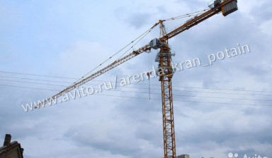 Аренда башенного крана Potain MC 310 г.п. 12 тонн в Калуге