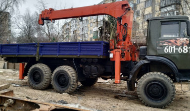 Услуги крана-манипулятора с монтажной корзиной.