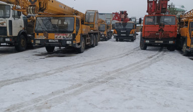 Автокраны 16-50т аренда услуги заказ