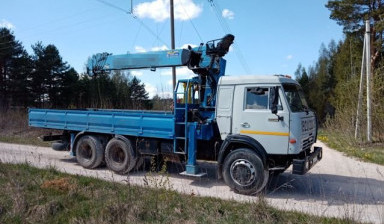 Услуги Аренда Крана-Манипулятора,стрела 7 т 22м
