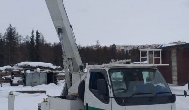 Услуги автовышки 16м. Подъемные работы.