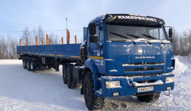 Камаз 44108 с полуприцепом