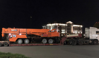 Аренда автокрана с монтажной корзиной.