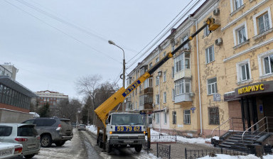 Автовышка услуги. Автопарк автовышек.