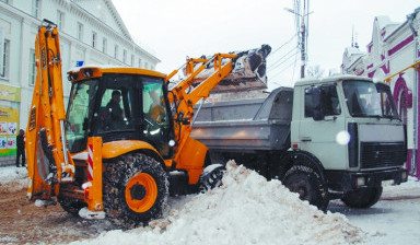 Снегоочистка. Уборка снега спецтехникой.