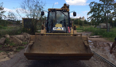 Аренда экскаватора погрузчика, погрузчик в аренду caterpillar