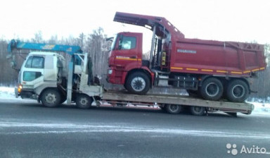 Трал 40т, Эвакуатор, Кран10т, Полуприцеп 13,6 м в Благовещенске
