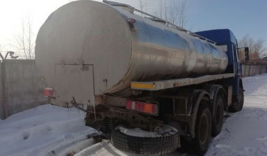 Доставка питьевой воды автоцистерной. Водовоз