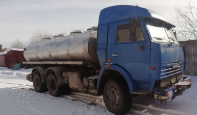 Доставка питьевой воды автоцистерной. Водовоз