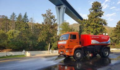 Доставка воды, промыка скважин, мойка дорог в Сочи