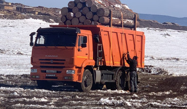 Перевозка груза на самосвале. Самосвал в аренду.