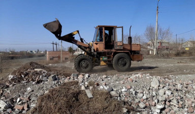 Аренда фронтального погрузчика Планировка погрузка
