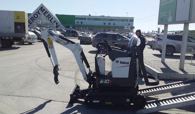 Услуги мини экскаватора Bobcat в Новосибирске