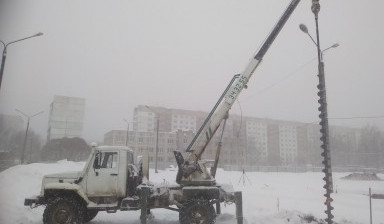Бурилка-Ямобур. Японская установка для бурения.