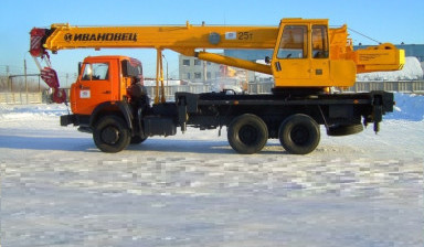 Услуги автокранов от 14 до 25