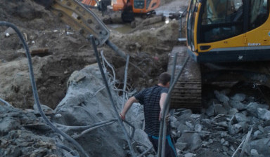Услуги, аренда экскаватора, гидромолот ХМАО и ЯНАО