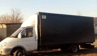 Грузоперевозки на Газели с жестким тентом.