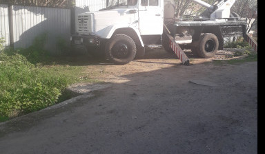 Автовышка телескоп с поворотной люлькой