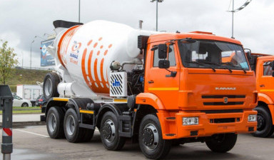 Бетон любых марок с доставкой по городу и области kamaz