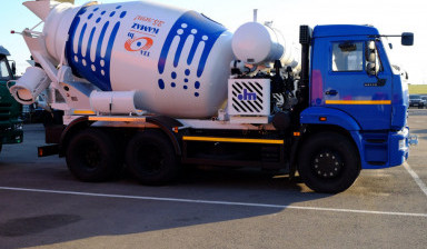 Бетон любых марок с доставкой по городу и области kamaz