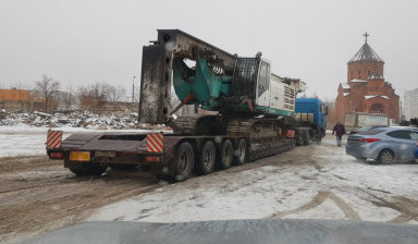 Доставка негабарита, аренда трала