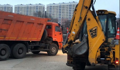 Аренда самосвала. Песок, щебень, гравий, торф