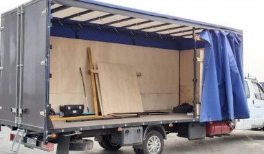 Грузоперевозки. Газель с растентовками.