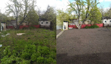 Благоустройство сада, уборка территории