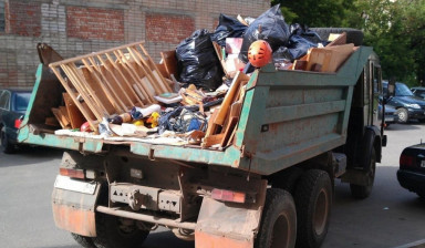 Вывоз мусора, погрузка, свои машины, Газели-Камазы