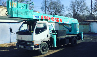 Услуги Автовышки с телескопической стрелой.