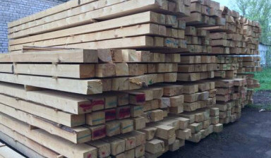 Брус обрезной 1 сорт 100/150/200х100/150/200х6000