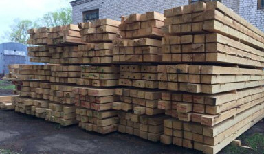 Брус обрезной 1 сорт 100/150/200х100/150/200х6000