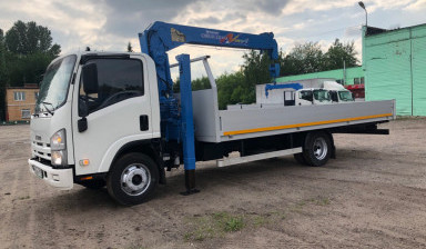 Isuzu NPR манипулятор Tadano