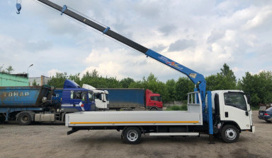 Isuzu NPR манипулятор Tadano